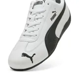 Championes Puma Speedcat LTH, color blanco con detalles en negro.