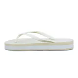 Chanclas blancas con plataforma, marca Tropical Brasil, modelo Quadradiha Flattaform.