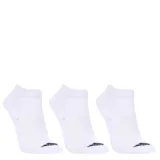 Pack de tres pares de medias blancas de corte bajo, con logo de Penalty en el tobillo.