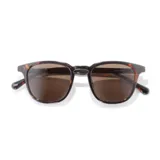 Lentes de sol Sunski Tango con montura de carey y lentes marrones polarizadas.
