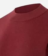 Buzo suéter en tricot de cuello redondo y manga larga con puños ajustados, de la marca Marfinno.