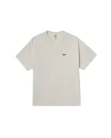 Remera negra de manga corta con logo de la marca Obey bordado en blanco en el pecho. Corte clásico y cuello redondo.