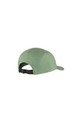 Gorra de trekking color verde oliva con logo de la marca bordado en el lateral.