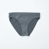 Pack de dos braguitas lisas, una color verde agua y otra gris.