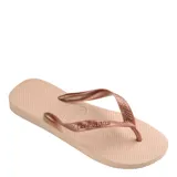 Sandalias Havaianas Top Tiras color marrón café.