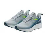 Championes de running 361 Protective Running, color gris con detalles en azul y amarillo. Cuentan con tecnología RAIN AWAY que los mantiene secos y cómodos, entresuela con tecnología QUIKFOAM para absorción de impactos y suela exterior de caucho antideslizante.