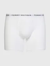 Pack de tres bóxers ajustados Tommy Hilfiger, confeccionados en una mezcla de algodón y elastano. Presentan cintura elástica con el logo de la marca estampado y diseño de corte clásico.