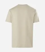 Remera deportiva de manga corta y cuello redondo, confeccionada con tecnología Dry para mayor transpirabilidad y control de la humedad. Presenta un diseño liso en color verde claro con un pequeño estampado de lettering en la parte inferior.