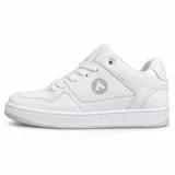 Zapatillas Airwalk modelo Brook, color blanco con diseño clásico urbano, cordones tono sobre tono y suela de goma.
