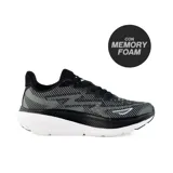 Championes deportivos Hi-Tec Railey, color negro con detalles en gris y suela blanca.