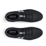 Championes de running Under Armour modelo Charged Assert 10, color rosado, con diseño de malla transpirable, logo de la marca en el lateral y suela con tecnología de amortiguación.
