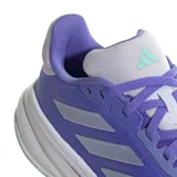 Championes Adidas Response Super, color lila con detalles en gris y celeste, ideales para running.