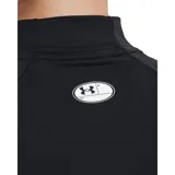 Remera de entrenamiento Under Armour de manga larga con cuello alto, confeccionada en tejido de doble capa con interior cepillado y exterior de secado rápido. Cuenta con paneles de malla en las axilas para ventilación y mangas raglán.