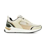 Championes deportivos American Sport Abner en combinación de tonos beige, blanco, negro y detalles tostados, confeccionados en malla transpirable y paneles sintéticos con suela chunky amortiguada.