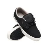 Championes Etnies Jameson 2 Eco, color negro con suela blanca.