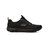 Championes deportivos Skechers Summits Fresh Vision de color negro, con capellada de malla técnica, cordones elásticos fijos y plantilla acolchada Memory Foam.