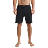 Short de baño Roark Passage Pro color negro, con cordón ajustable en la cintura y bolsillo lateral con cierre.