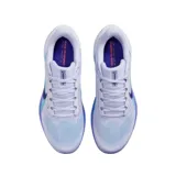 Championes de running Nike Air Zoom Pegasus 41, con diseño aerodinámico en tonos celestes y azules, suela blanca con tecnología de amortiguación y logo lateral en azul oscuro.