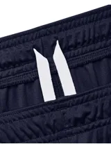 Short deportivo Under Armour Golazo 3.0 color azul marino, confeccionado en tejido ligero de secado rápido con cintura elástica y logo impreso en el lateral.