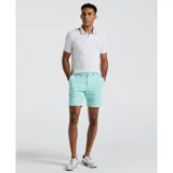 Bermuda de hombre color celeste, corte chino.