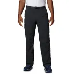 Pantalón cargo Columbia modelo Silver Ridge, color negro, con cintura elástica, bolsillos laterales con cierre y tejido técnico hidroabsorbente con protección solar.