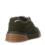 Championes urbanos Push modelo Domenico para hombre, en color verde oliva con detalles en marrón claro y suela de goma tipo chunky.
