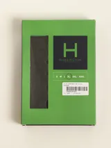 Slip Harrington Urban negro, con cintura elástica y logo de la marca.