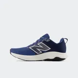 Championes de running New Balance modelo 460 v4, color azul con detalles en blanco y gris. Presentan un diseño de malla transpirable con refuerzos sintéticos, entresuela blanca acolchada y suela de goma resistente.
