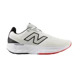 Championes de running New Balance M520LW9, color blanco con detalles en negro y rojo. Confeccionados en malla transpirable y material sintético, con entresuela Fresh Foam.