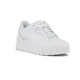Championes Puma Karmen Ii Idol, color blanco, con plataforma y detalles en cuero sintético.