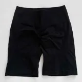 Short deportivo color verde agua, de tiro alto y corte ajustado, con frunce en la parte trasera.