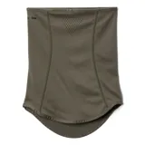Cuello deportivo unisex Columbia, confeccionado en tejido técnico hidroabsorbente de color verde oliva. Presenta perforaciones estratégicas para ventilación y logo de la marca estampado.