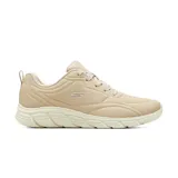Championes deportivos Skechers Bobs Sport B Flex, color camel, con parte superior de material sintético perforado, cordones al tono y suela con amortiguación.
