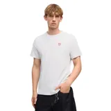 Remera Puma Elevated de manga corta y cuello redondo, color negro, con pequeño logo bordado en el pecho.
