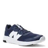 Championes de running New Balance modelo Fresh Foam 578, color azul marino con detalles en blanco. Confeccionados en malla textil y material sintético, cuentan con cierre de cordones y suela blanca con amortiguación.