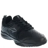 Championes deportivos Topper modelo Rod II, color negro, con capellada de material sintético perforado para mayor ventilación, cierre de cordones y suela de goma resistente.