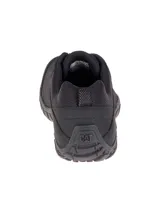 Championes Cat modelo Instruct, color negro, confeccionados en gamuza con forro de malla de nylon transpirable. Presentan suela de goma duradera para mayor tracción y plantilla Ease para mayor confort.