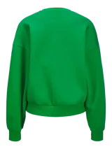 Buzo marrón de cuello redondo con estampado frontal en color blanco que dice "Palm Springs 1998 Los Angeles". De corte relajado y mangas largas con puños elásticos.