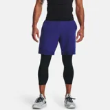 Calza 3/4 Under Armour HeatGear Armor negra, de compresión, con cintura elástica con logo y tecnología HeatGear.