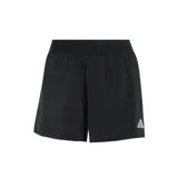 Short deportivo adidas Adi365 Essentials de color negro, con cintura elástica ancha y el logo reflectante de la marca en la parte inferior izquierda.