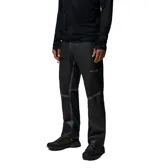 Pantalon de trekking Columbia modelo Whistler Peak Pant, de color negro con detalles reflectantes, impermeable y transpirable con tecnología OutDry Extreme y costuras selladas. Cuenta con cremalleras laterales bidireccionales, cintura ajustable y refuerzos resistentes en la parte inferior.