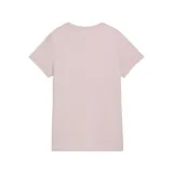 Remera Puma Essentials Elevated de manga corta y cuello redondo, color negro, con pequeño logo metalizado en el pecho.