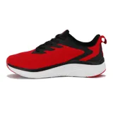 Championes Diadora de running para hombre, modelo Delta, color rojo con detalles en negro y suela blanca.