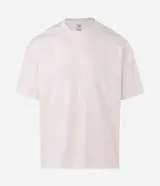 Remera masculina Blue Steel de manga corta y cuello redondo, con diseño liso y calce amplio de corte boxy.