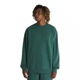 Buzo verde esmeralda de cuello redondo, corte clásico y logo de la marca en la parte inferior.