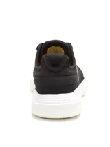 Sneaker Caterpillar modelo Hex Lite Vent, color negro con suela blanca de plataforma. Confeccionado en malla de nailon con detalles sintéticos, cierre mediante cordones y plantilla de espuma de PU.