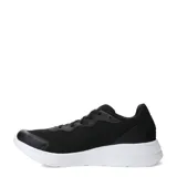 Championes urbanos New Balance modelo 578, color negro con detalles en blanco. Presentan una capellada de malla transpirable con refuerzos sintéticos, logo N lateral en contraste y suela de goma blanca con amortiguación.