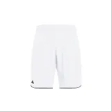 Short deportivo Adidas Performance color blanco con logo negro en la pierna izquierda. Confeccionado en poliéster reciclado con tecnología CLIMACOOL y refuerzo de tejido en la entrepierna.