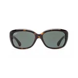 Lentes de sol Ray-Ban con montura de acetato color carey y lentes grises.