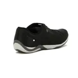 Championes urbanos Kolosh de mujer, color negro con suela gris y logo en el lateral.